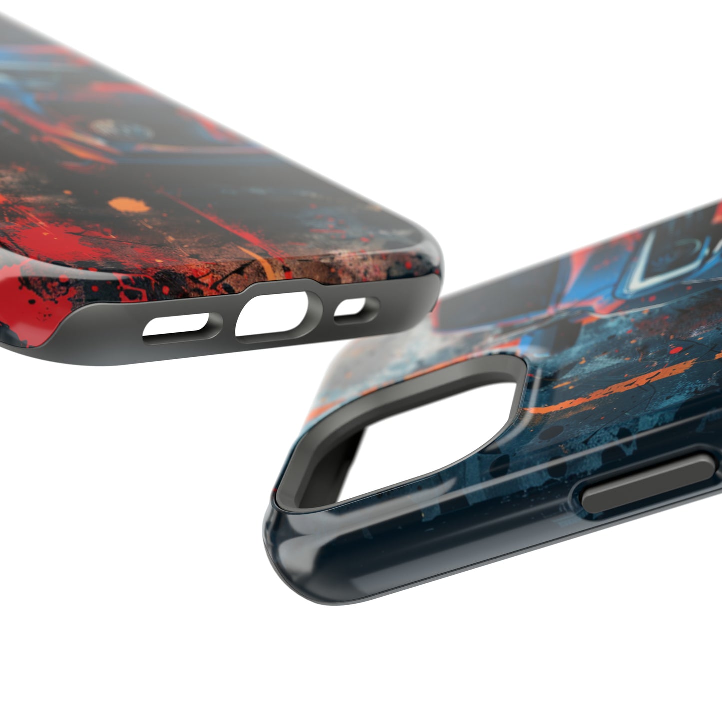 Subaru WRX STI Abstract Front Magsafe Tough iPhone Case