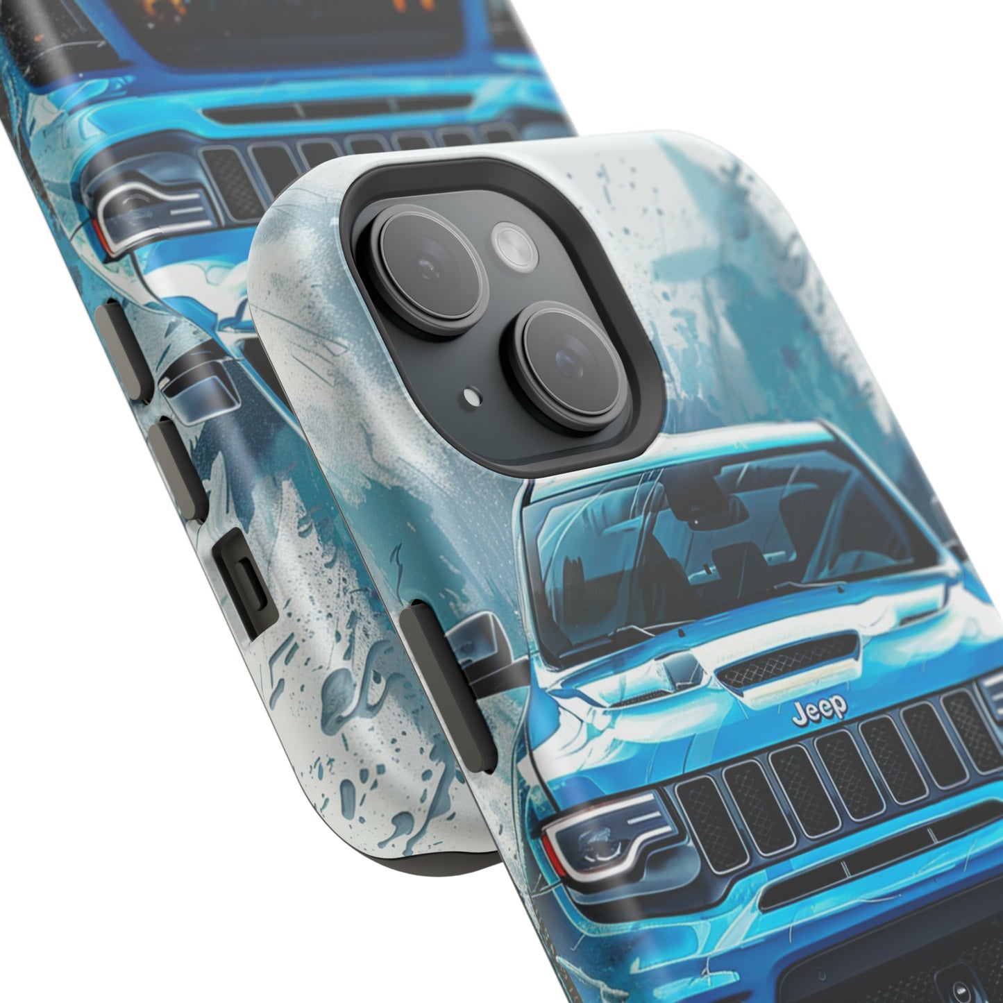 Jeep SRT Trackhawk Ice Blue MagSafe Tough iPhone Case