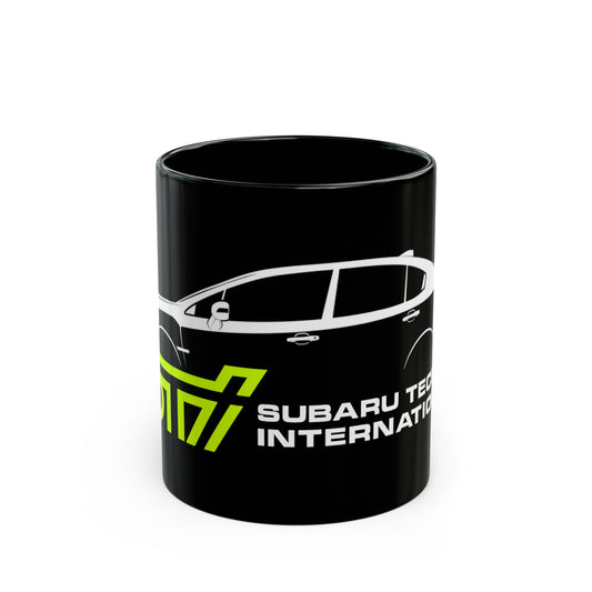 Subaru WRX STi 11oz Black Mug