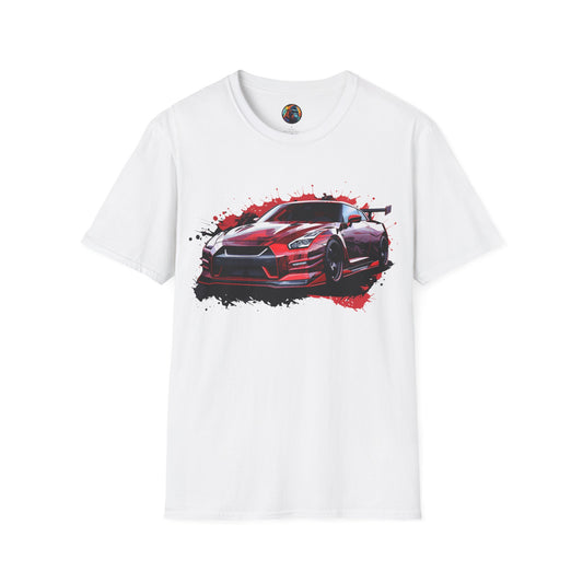 Nissan GTR NISMO Red Graffiti Splash T-Shirt