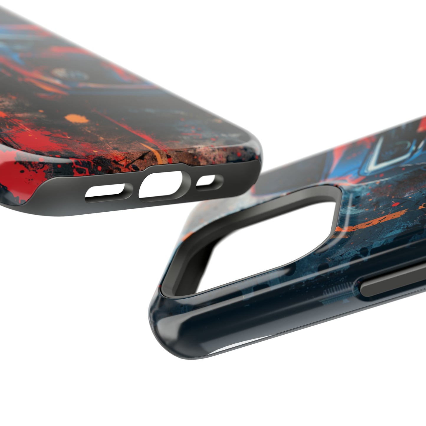 Subaru WRX STI Abstract Front Magsafe Tough iPhone Case