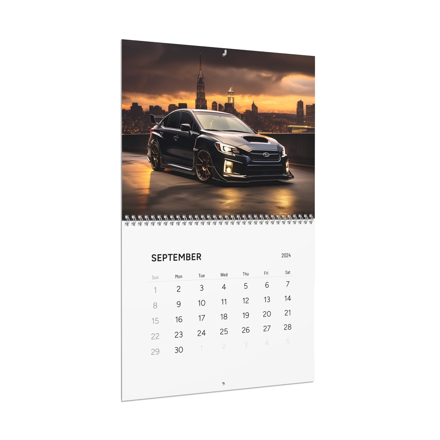 Subaru WRX STI Wall Calendar (2024)