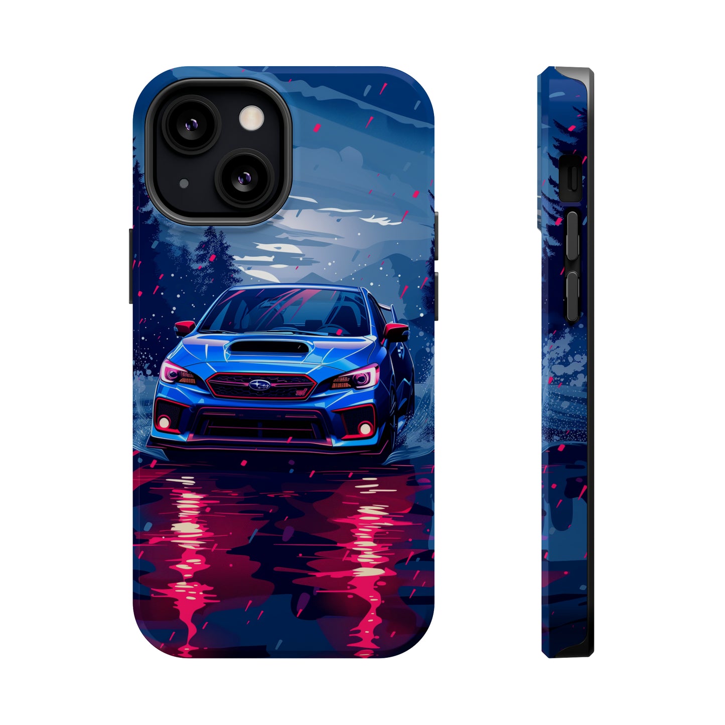 Subaru WRX STI World Rally Blue MagSafe Tough iPhone Case