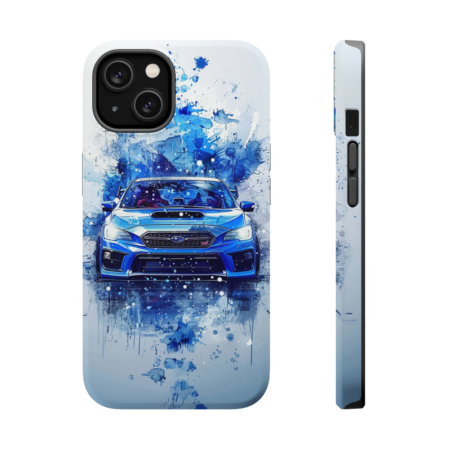 Subaru WRX STI Ice Blue Magsafe Tough iPhone Case