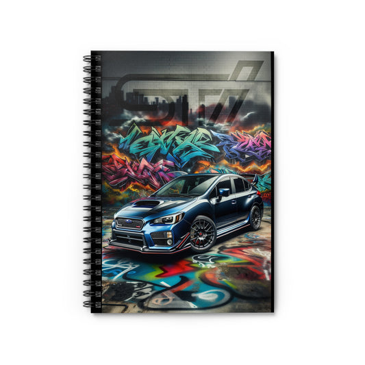 Subaru WRX STi Spiral Notebook - Ruled Line