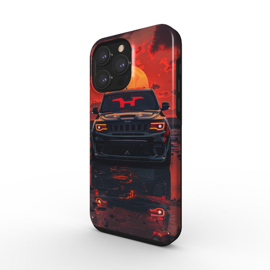 Jeep SRT Trackhawk Evil Sunset Android Tough Phone Case (Huawei, Pixel, Xiaomi, OnePlus)