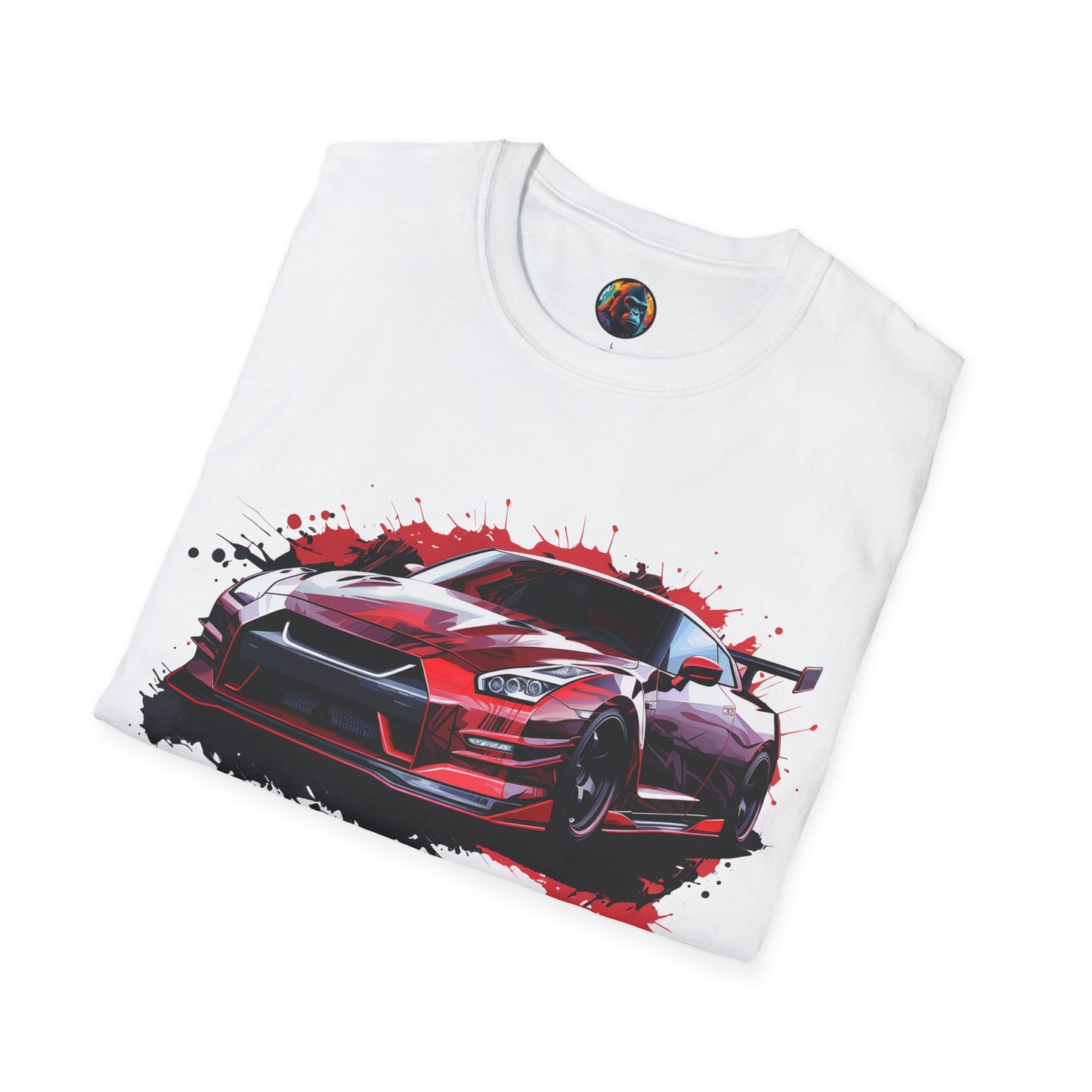 Nissan GTR NISMO Red Graffiti Splash T-Shirt