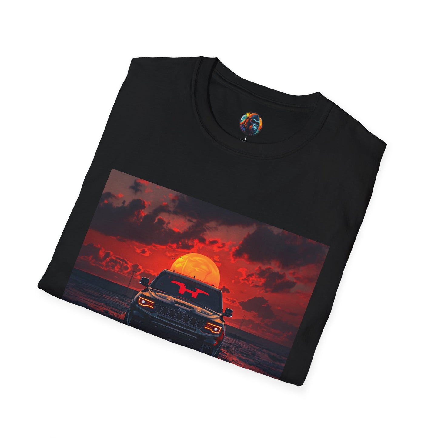 Jeep SRT Trackhawk Black Sunset T-Shirt